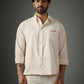Off-White Linen-Cotton Shirt