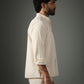 Off-White Linen-Cotton Shirt