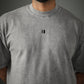 Flock Washed Light Grey Tshirt