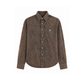 Washed Past Brown Linen Shirt