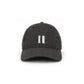Black wash denim cap