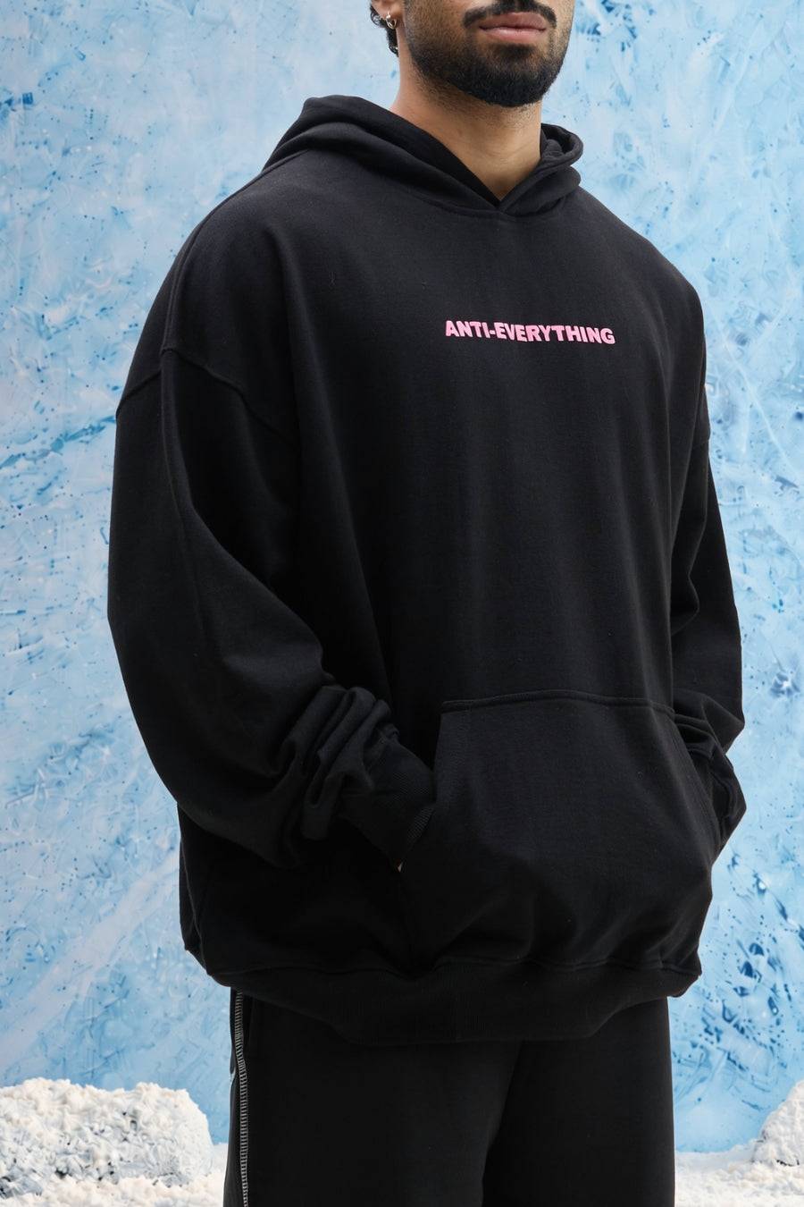Anti Everything Hoodie Black