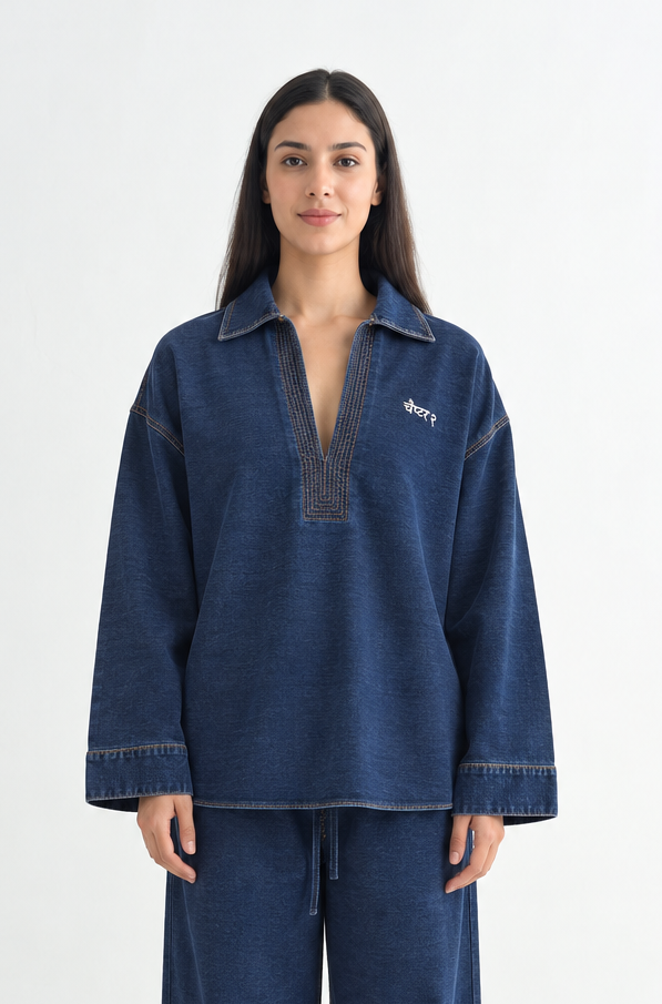 Indigo Denim Kurta