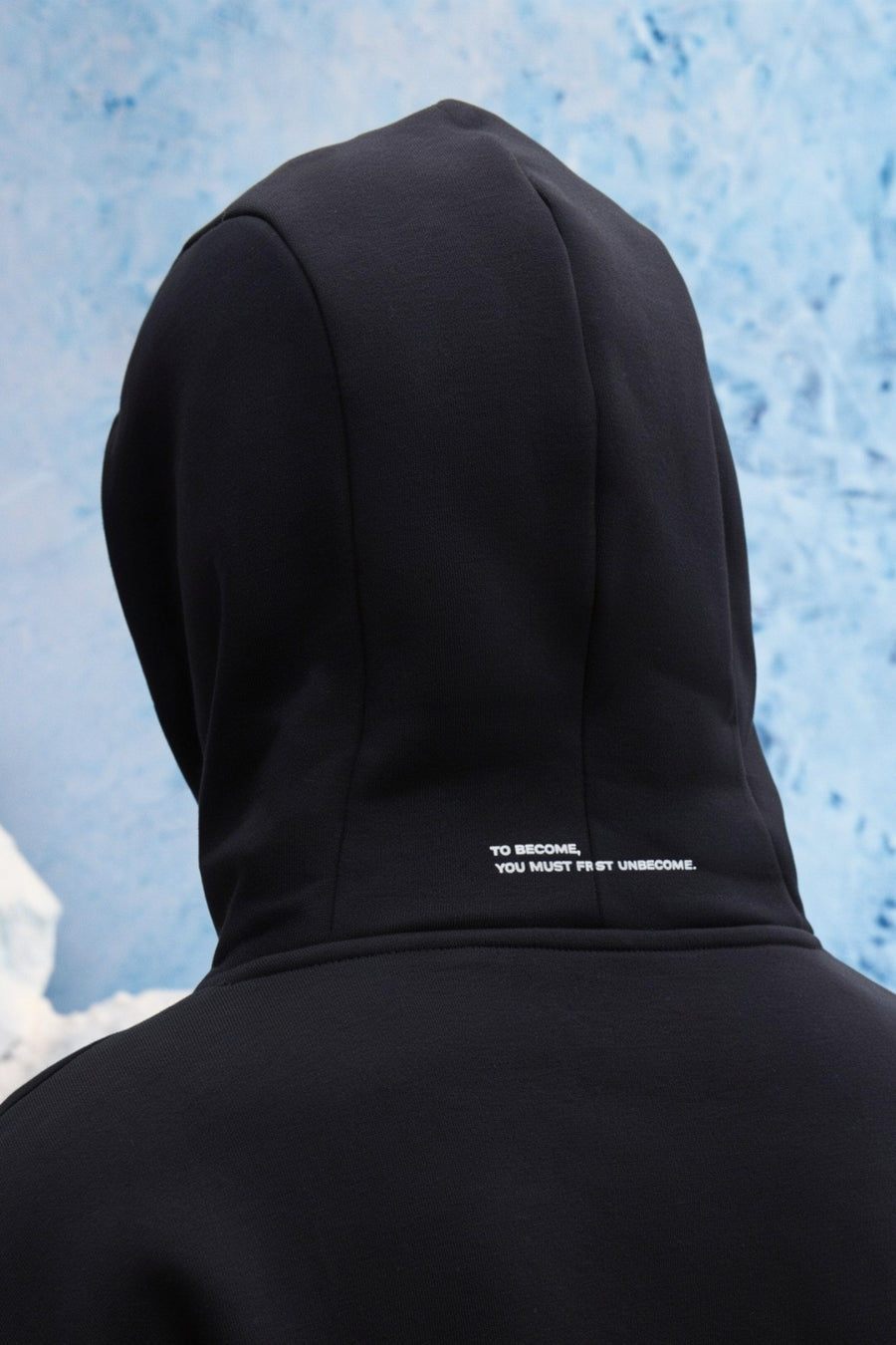 Black Everyday Zipper Hoodie
