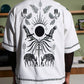 Sound of Silence White Bowling Shirt