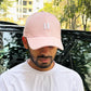 Pink Denim Cap