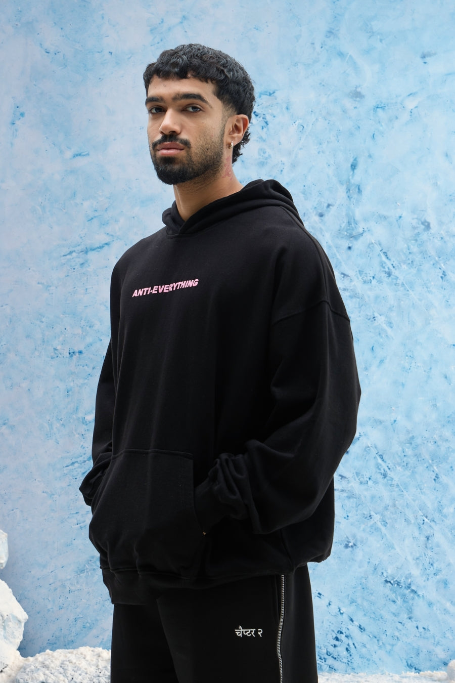 Anti Everything Hoodie Black