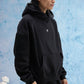 Black Panel Hoodie