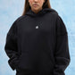 Black Panel Hoodie