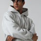 The Everyday Light Grey Hooded Zipper