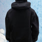 Black Panel Hoodie