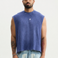 Blue Wash Waffle Vest