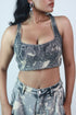 Chapter2Drip Light Wash Grey crop top