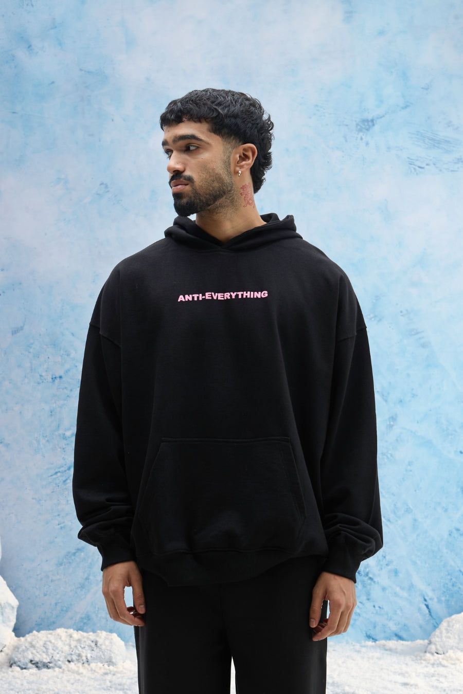 Anti Everything Hoodie Black
