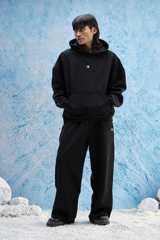Black Panel Sweatpant