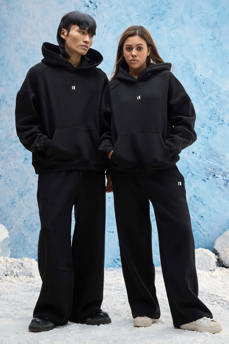 Black Panel Sweatpant