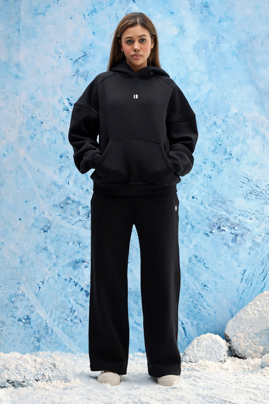Black Panel Sweatpant
