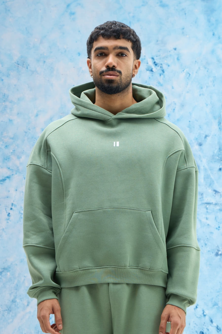 Matcha Panel Hoodie