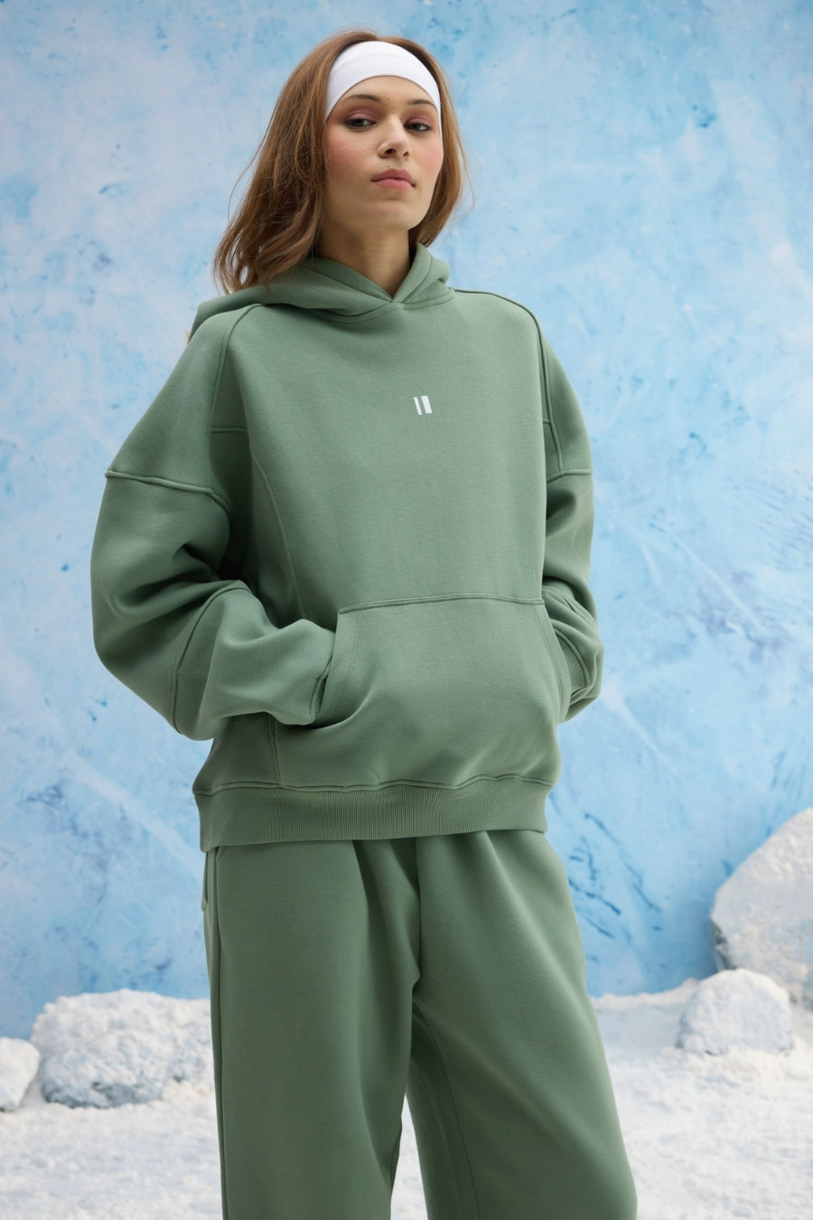 Matcha Panel Hoodie