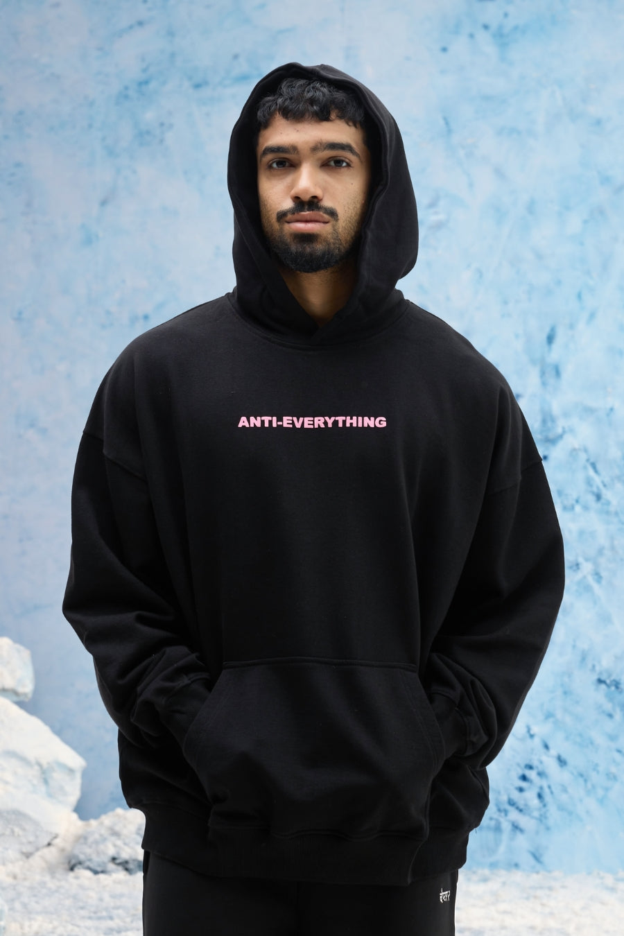 Anti Everything Hoodie Black