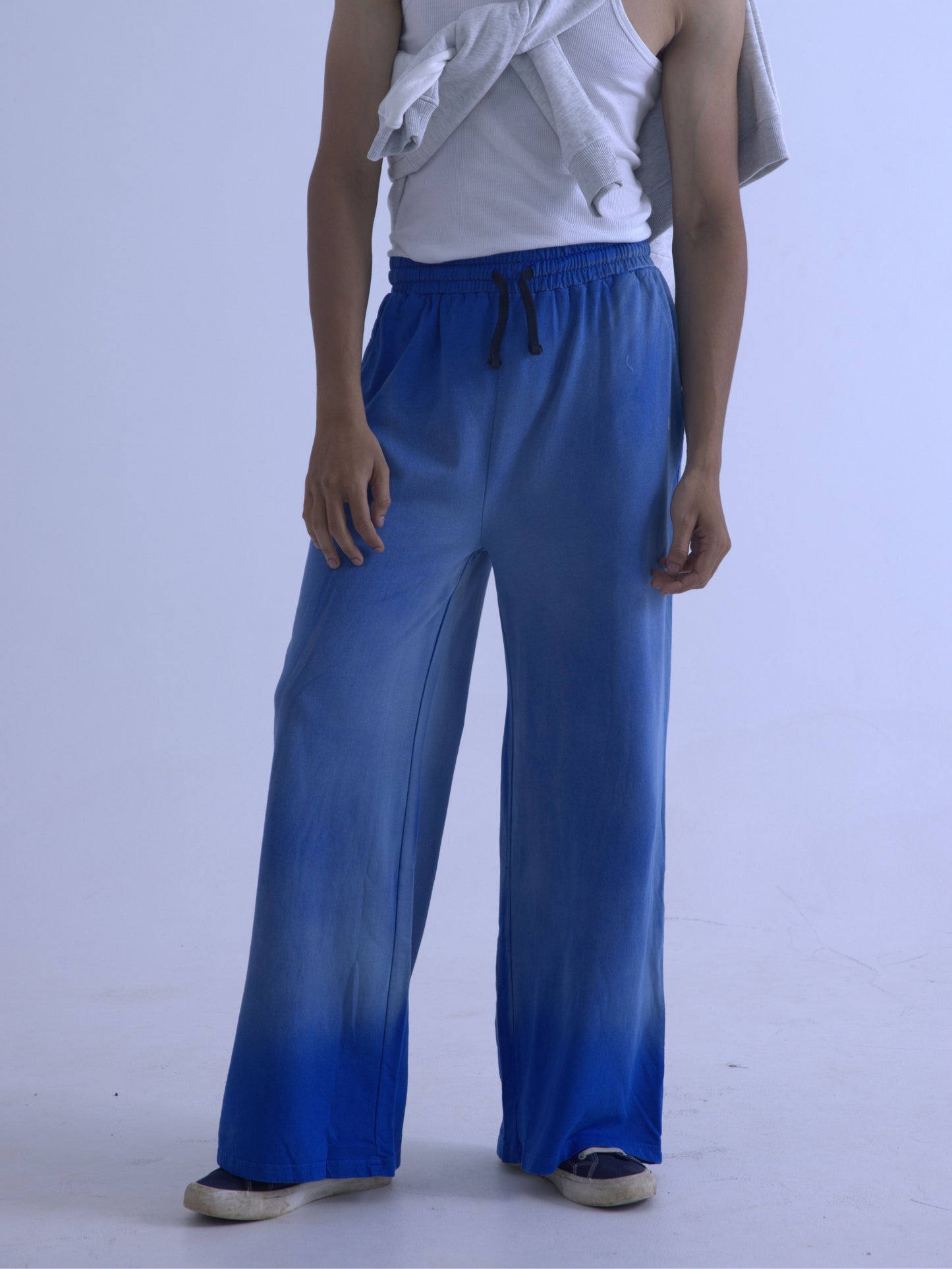 Chapter2Drip Blue spray-wash baggy joggers — view 5