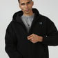 The Everyday Black Hooded Zipper