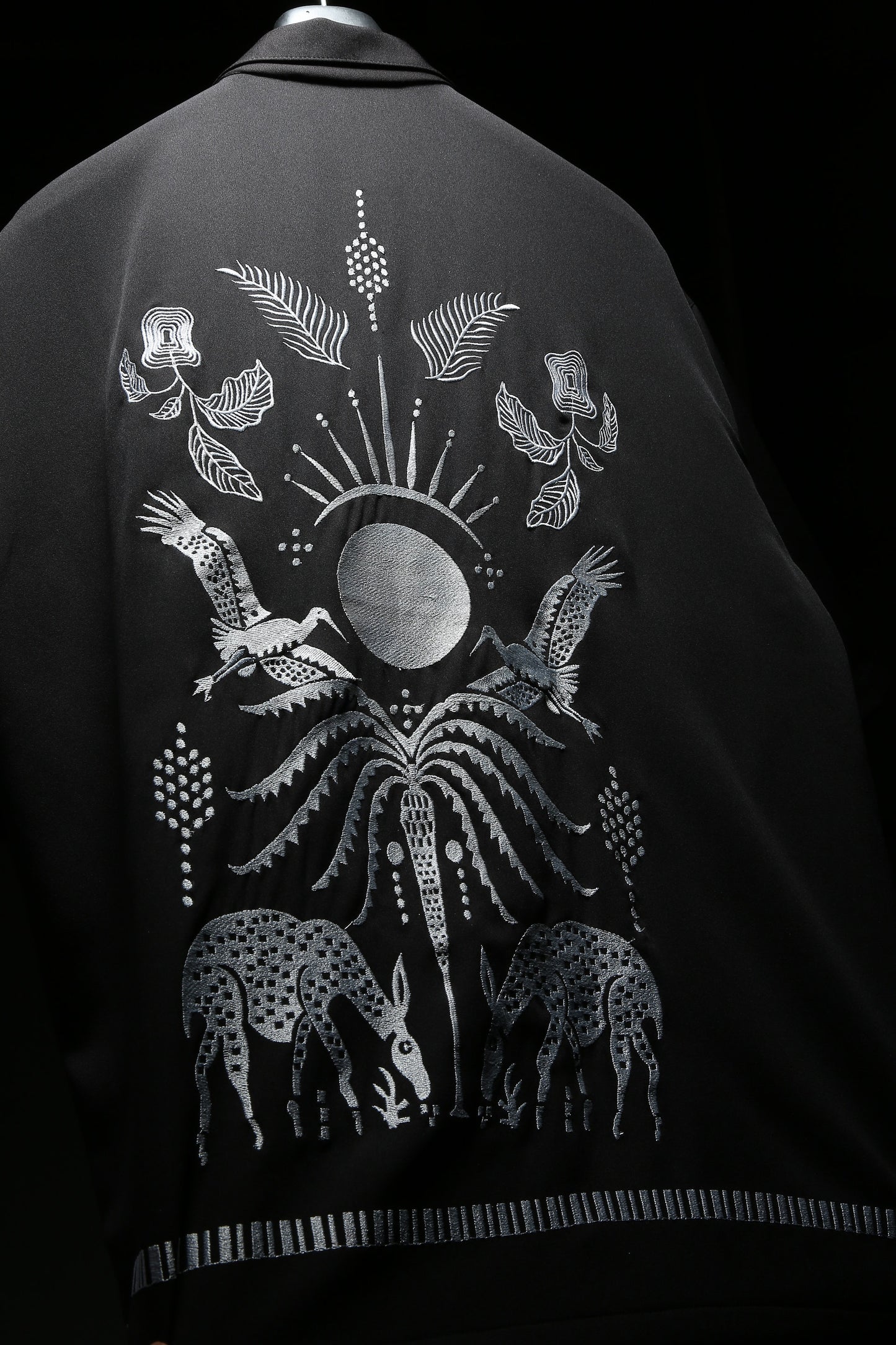 Sound of Silence Black Bowling Shirt