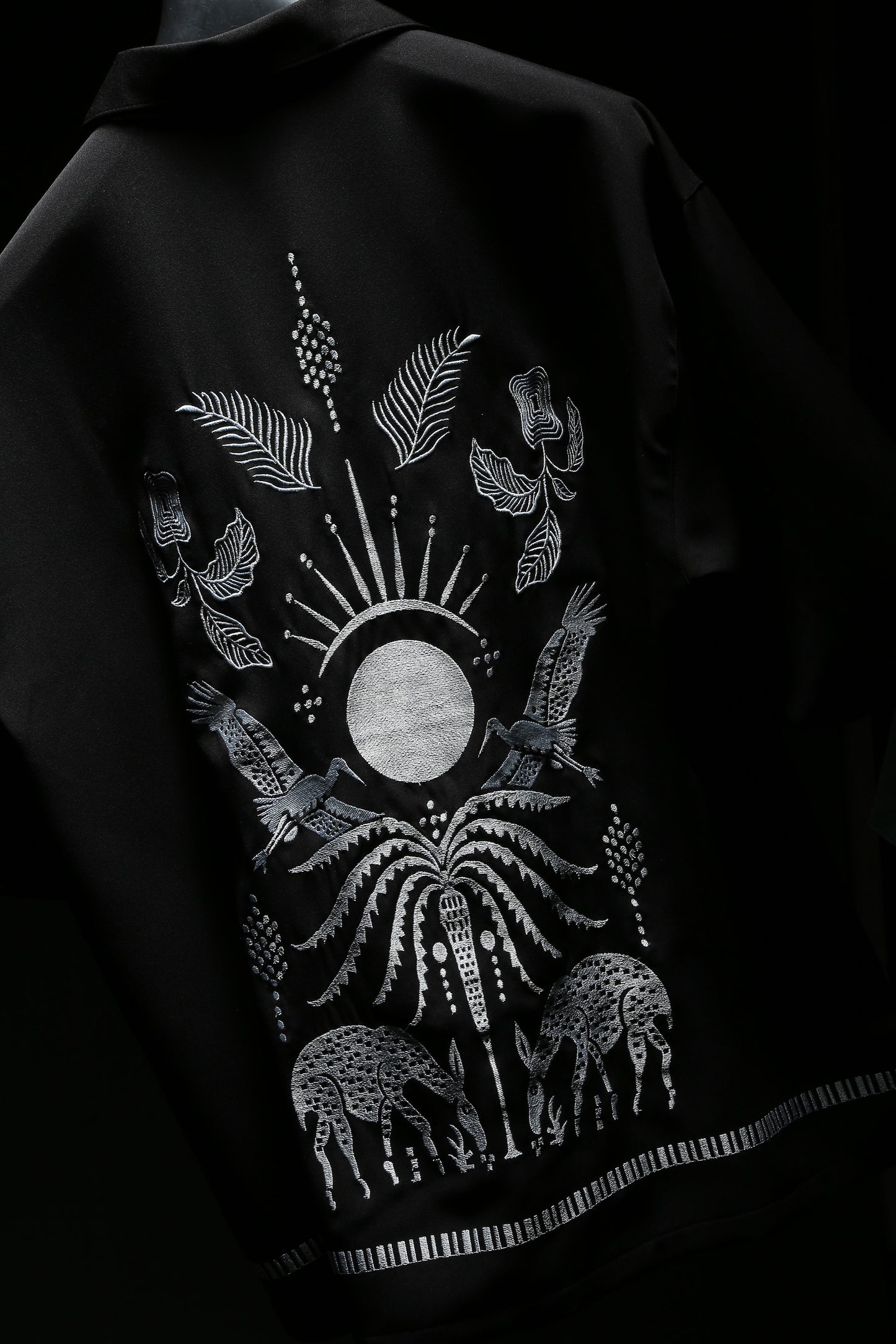 Sound of Silence Black Bowling Shirt