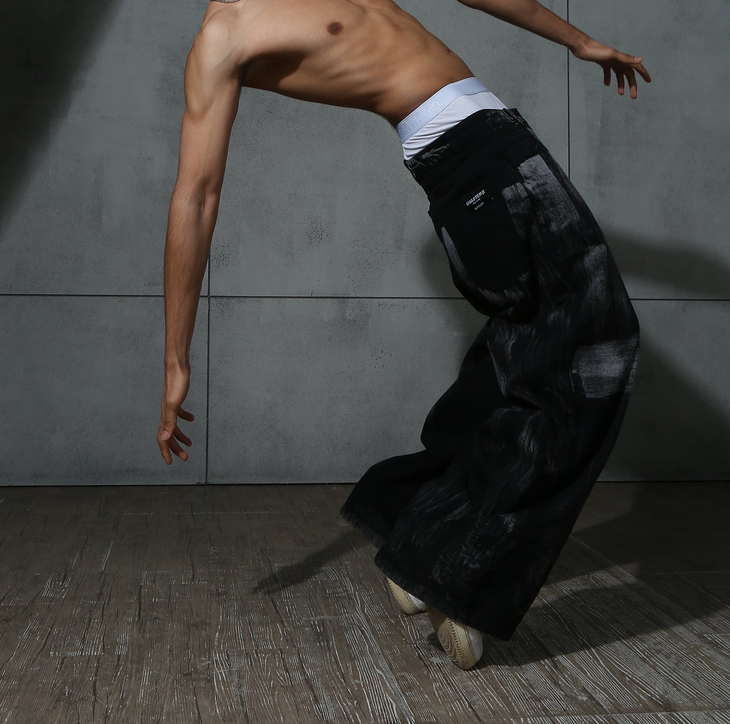 Brushed Baggy Denims