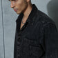 Chapter2Drip Black Acid Wash shirt — view 2
