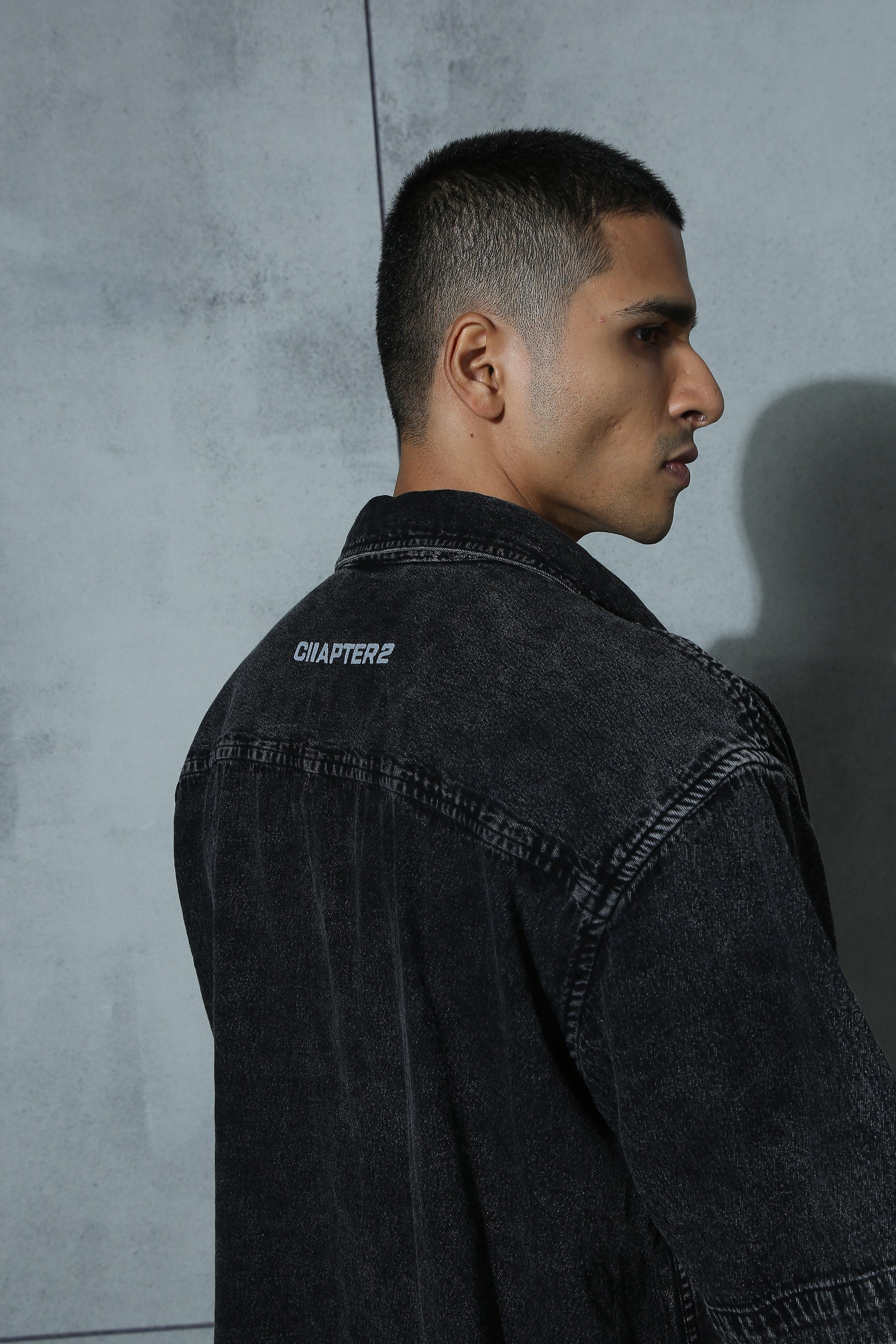 Chapter2Drip Black Acid Wash shirt — view 4