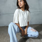 Chapter2Drip Off-White cropped tee — view 4