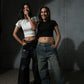 Baby Tee Black & Off white pack of 2