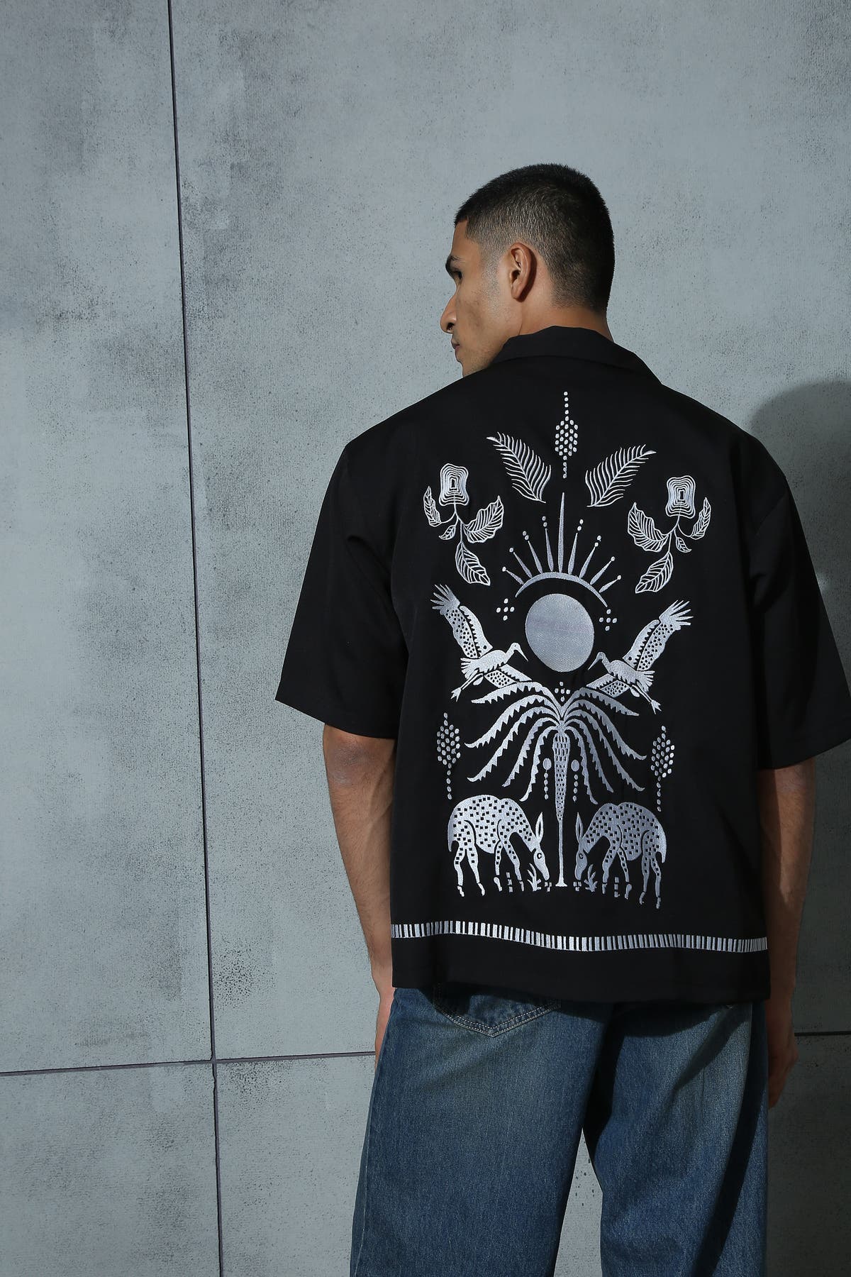 Chapter2Drip Sound of Silence Black bowling shirt