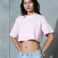 Cropped Tee Baby Pink
