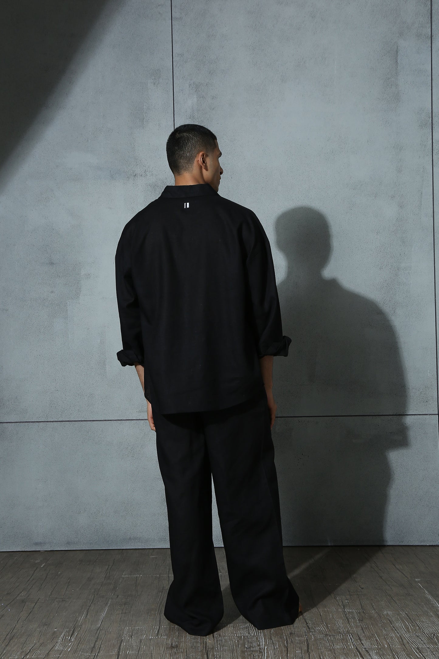 Black Linen Co-Ord Set