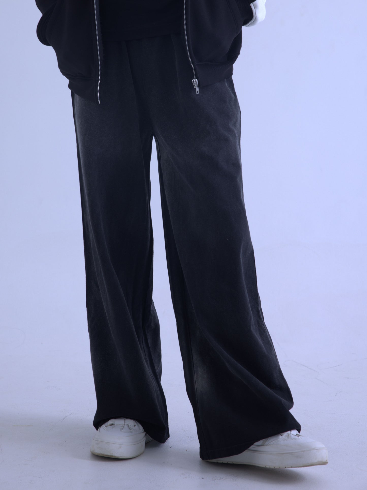 Chapter2Drip Black spray-wash baggy joggers — view 6