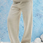 White Melange Sweatpant