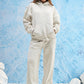 White Melange Sweatpant