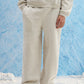 White Melange Sweatpant