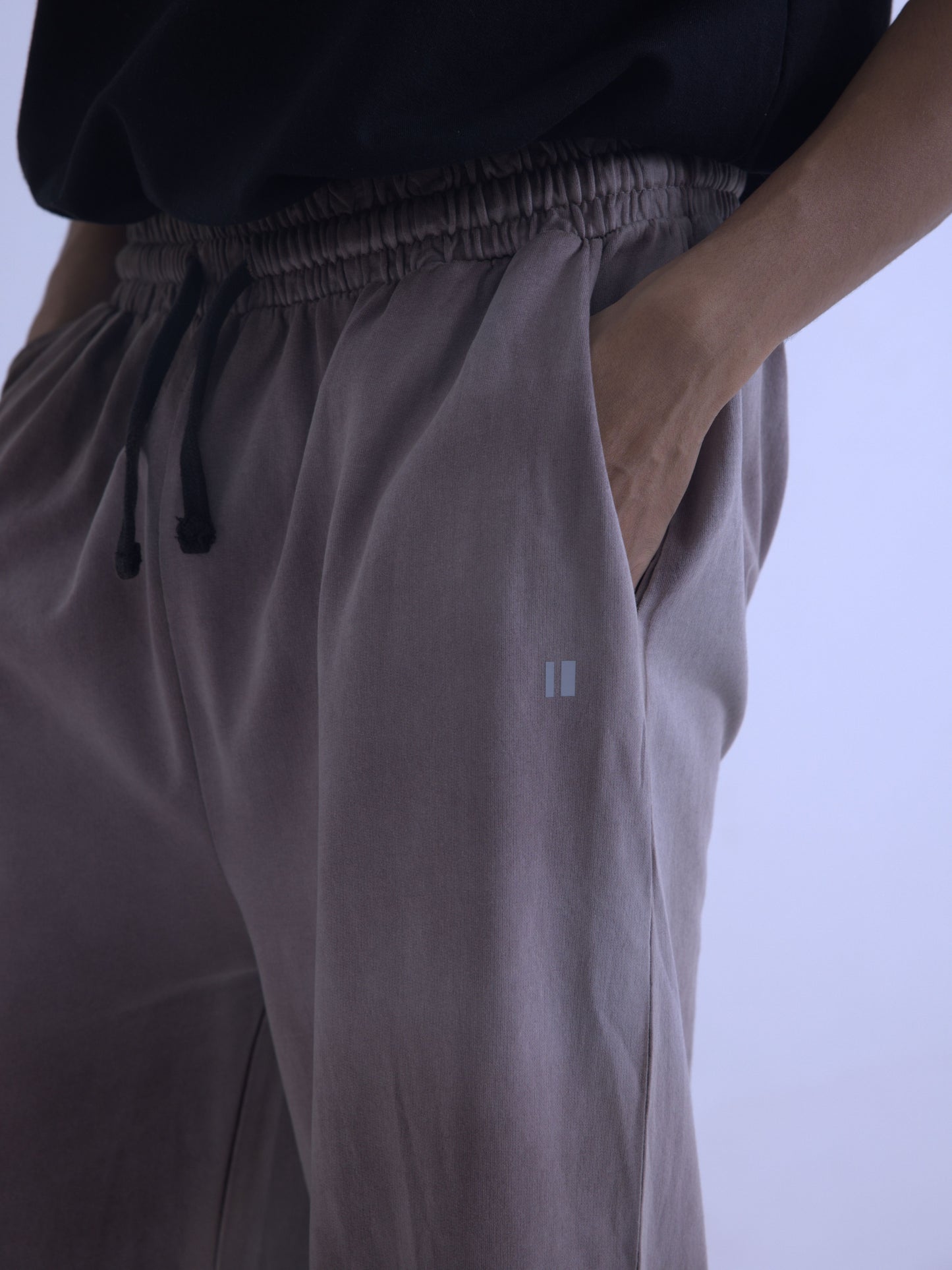 Chapter2Drip Brown spray-wash baggy joggers — view 4