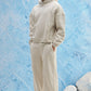 White Melange Sweatpant
