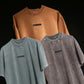 Rust-Grey-Lilac washed set with 100% cotton terry
