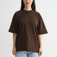 Brown Solid T-shirt