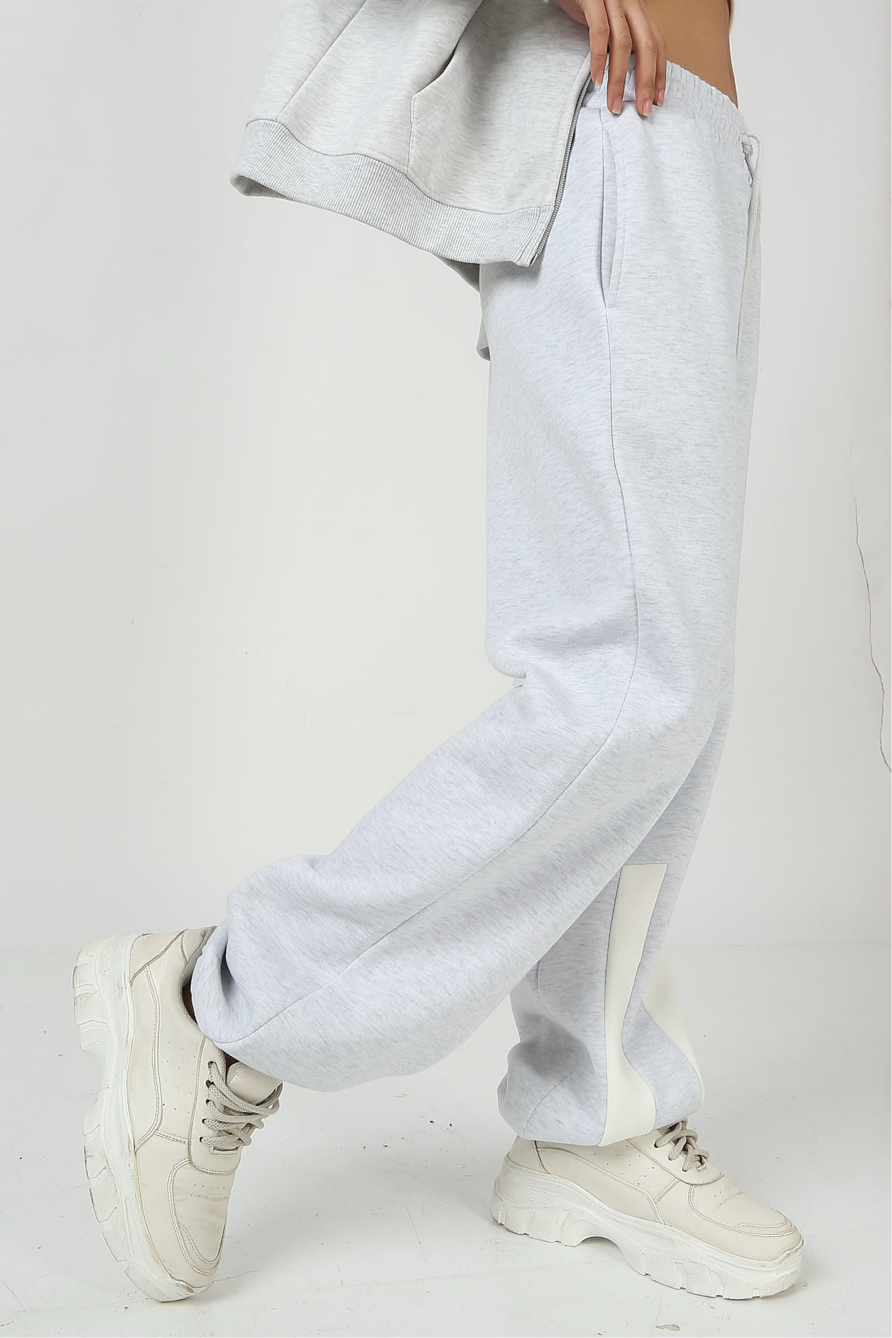 Chapter2Drip The Everyday Light Grey joggers — view 2