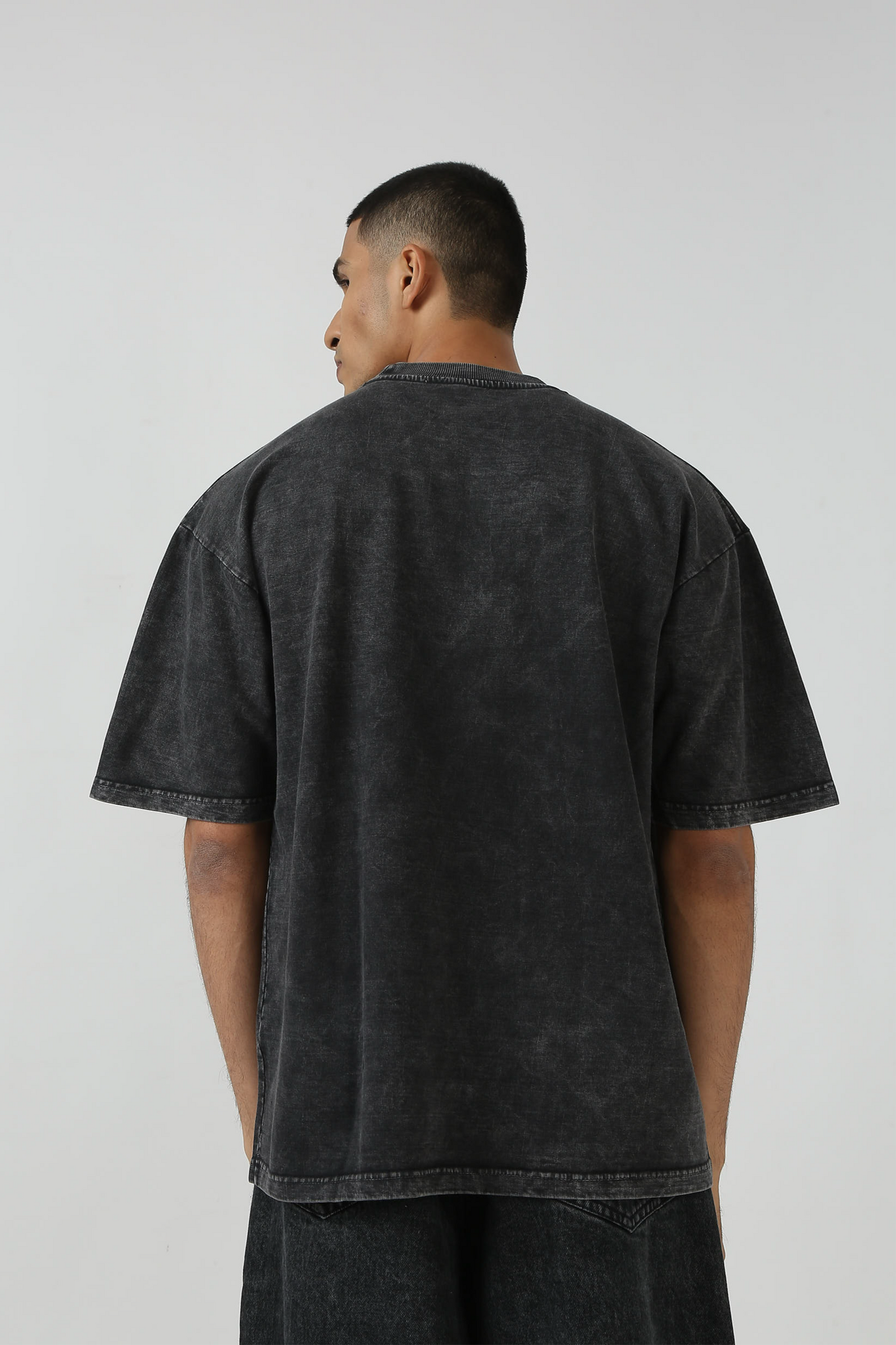 Chapter2Drip Black washed t-shirt — view 4
