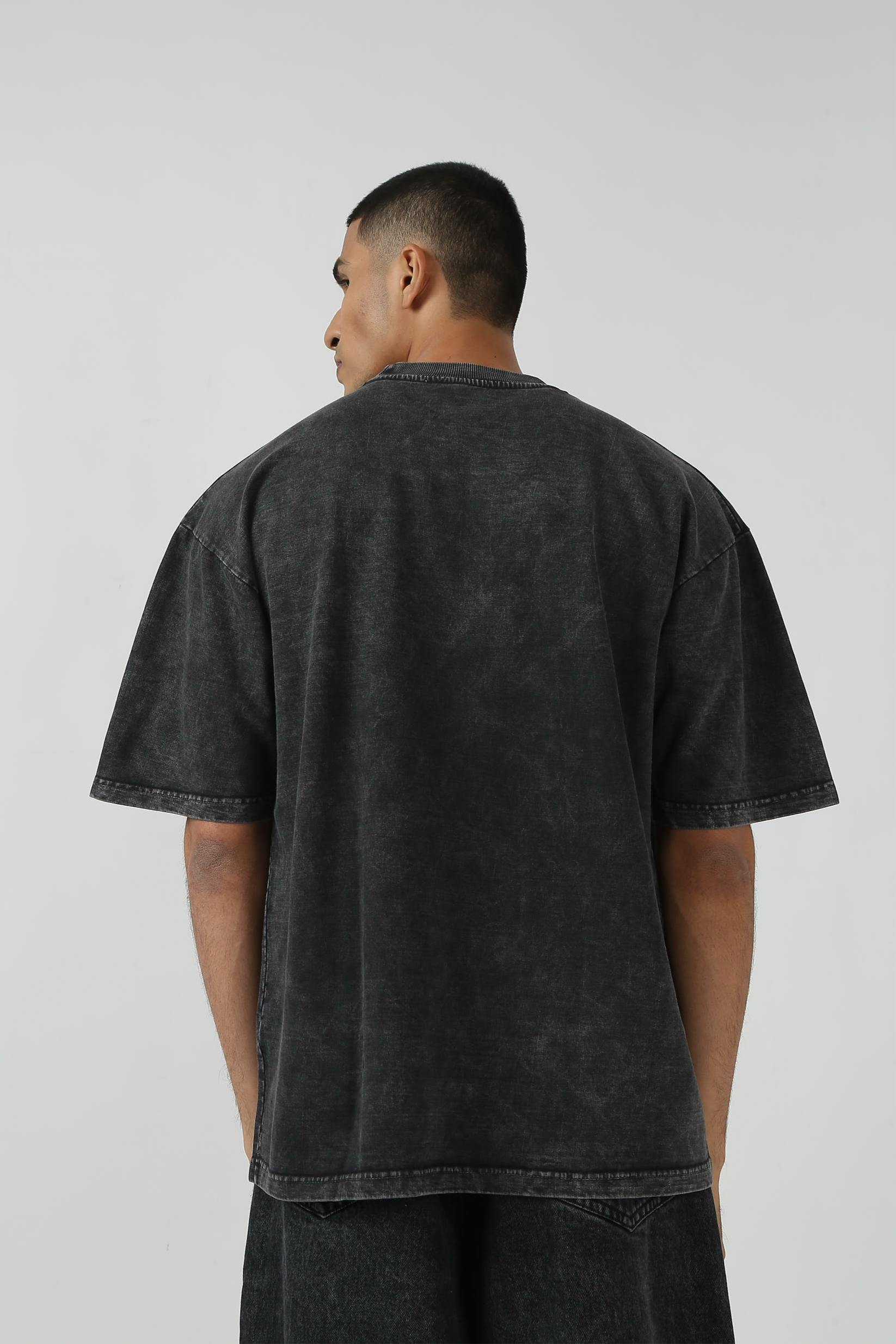 Chapter2Drip Black washed t-shirt — view 4