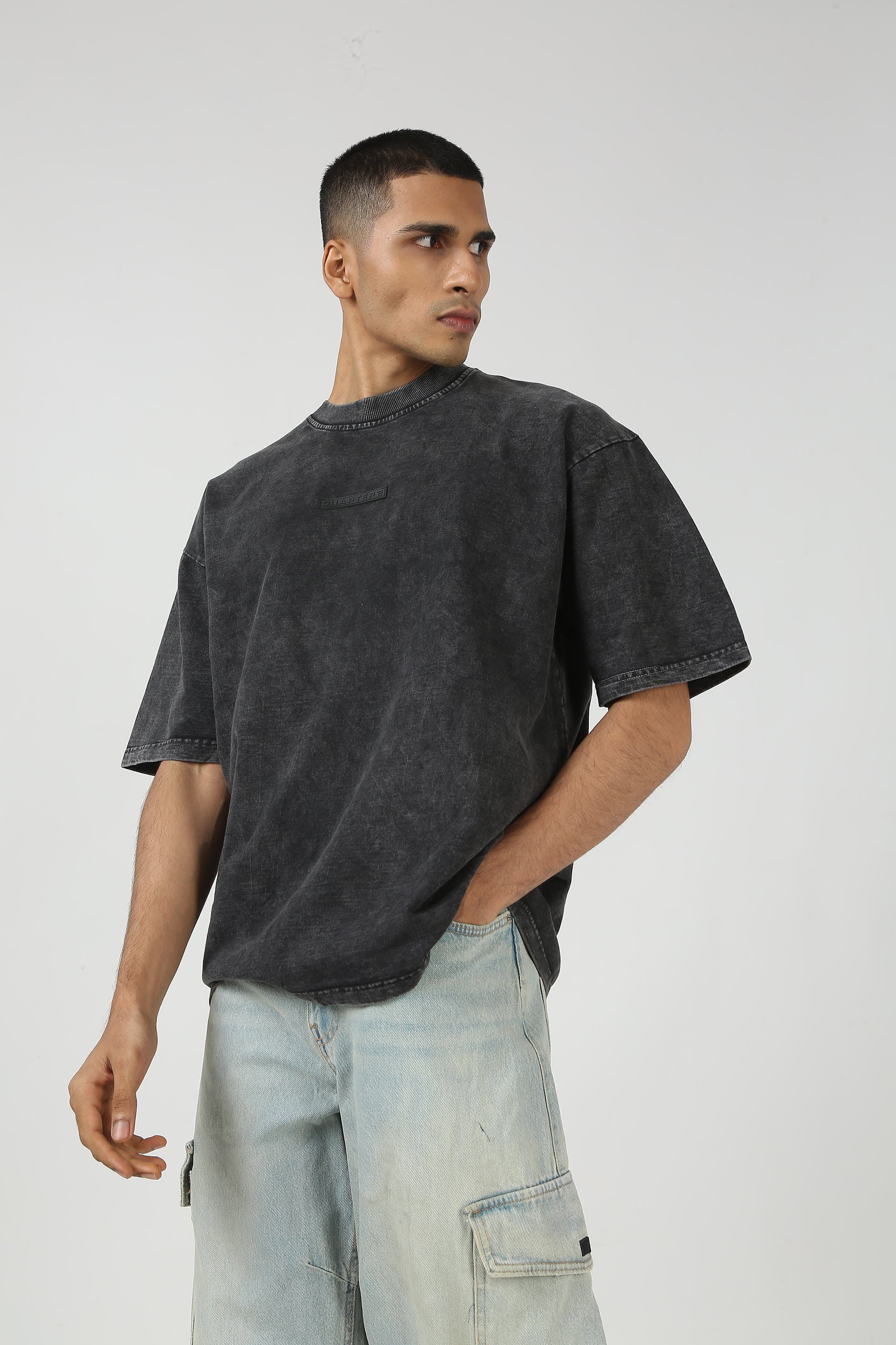 Chapter2Drip Black washed t-shirt — view 2