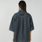 Vintage Wash Oversized Denim Shirt