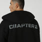 The Everyday Black Hooded Zipper